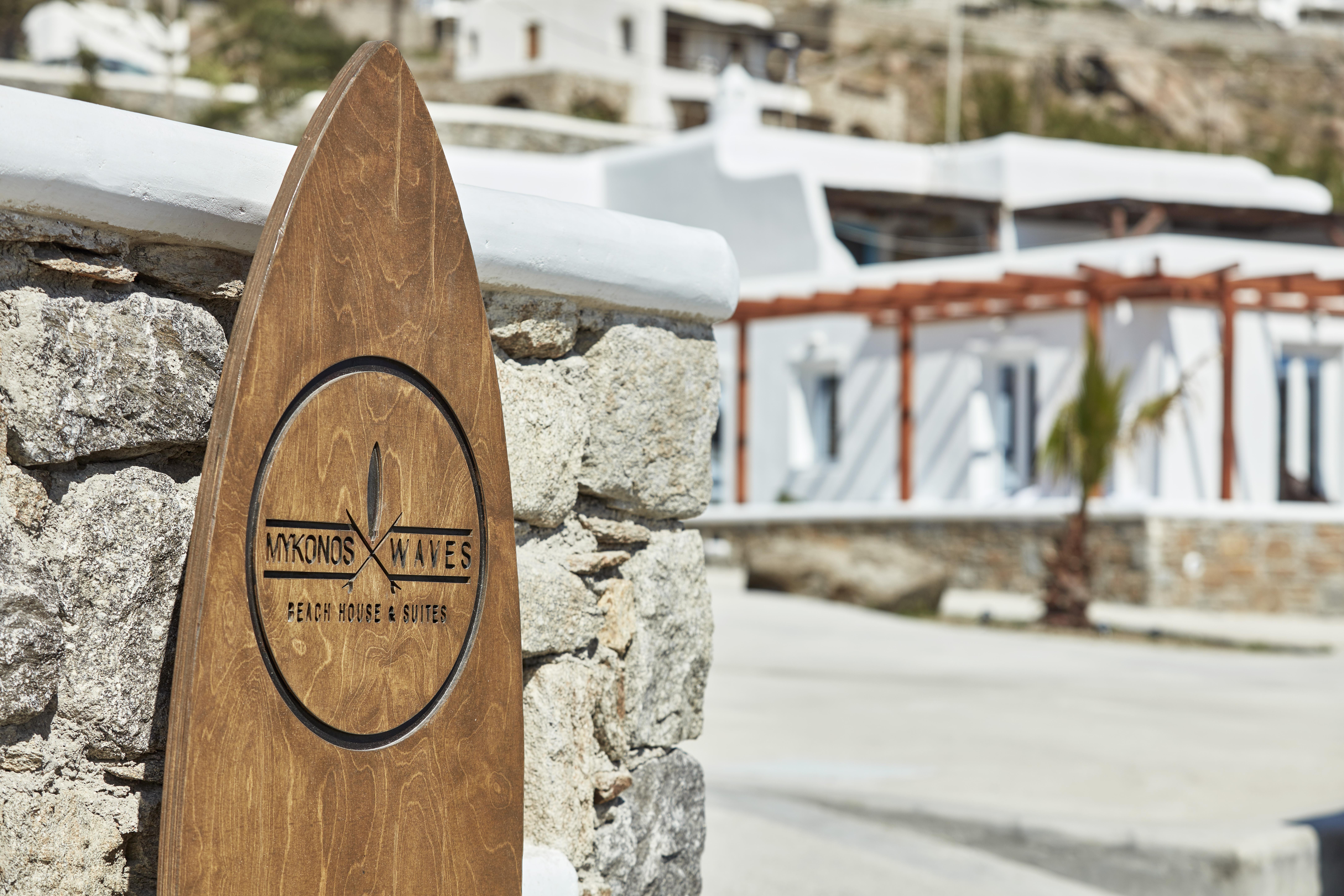 Mykonos Waves Beach House & Suites Ornos  Exterior foto