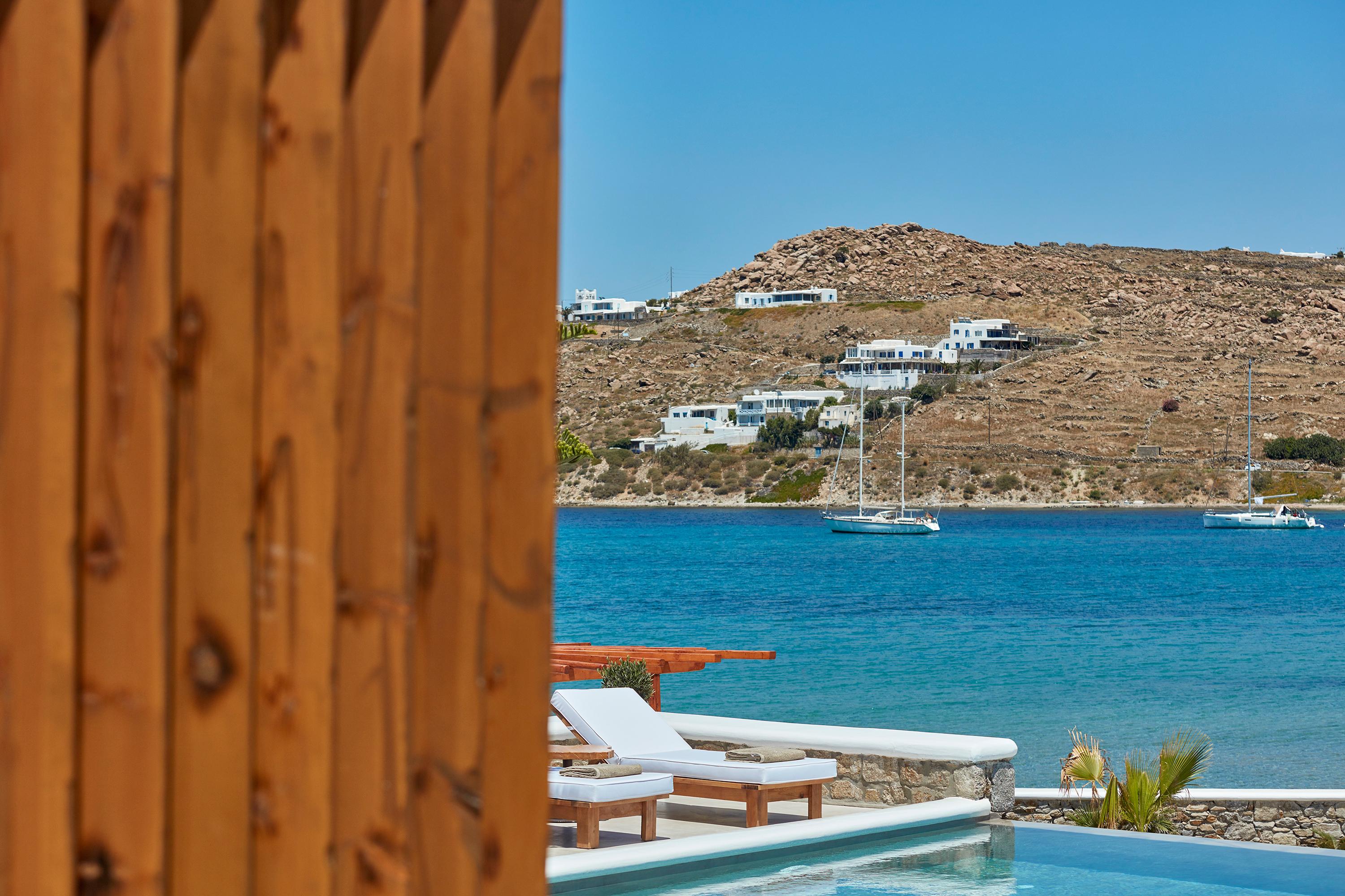 Mykonos Waves Beach House & Suites Ornos  Exterior foto