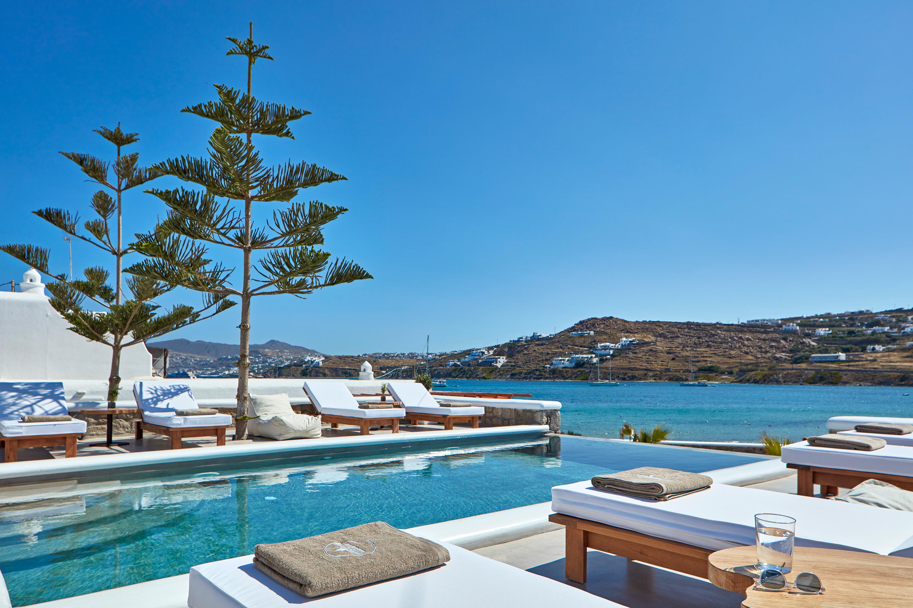 Mykonos Waves Beach House & Suites Ornos  Exterior foto