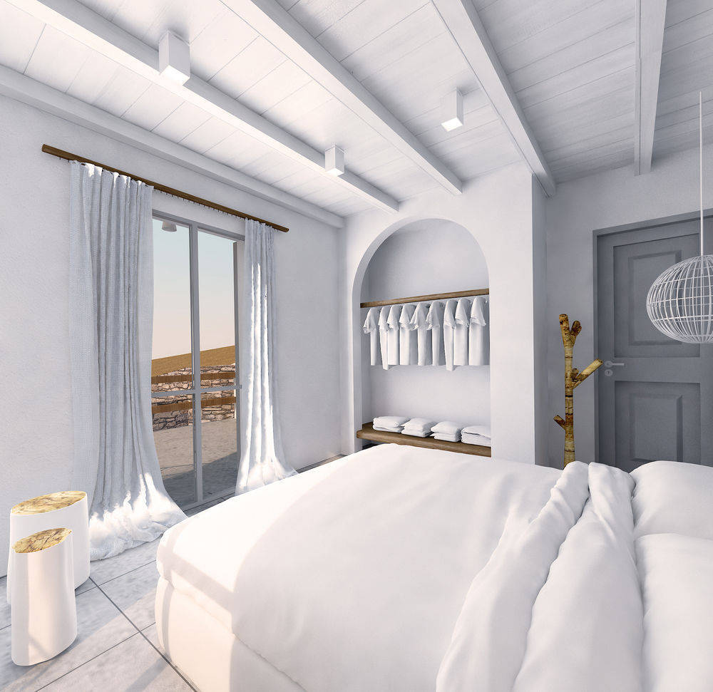Mykonos Waves Beach House & Suites Ornos  Exterior foto